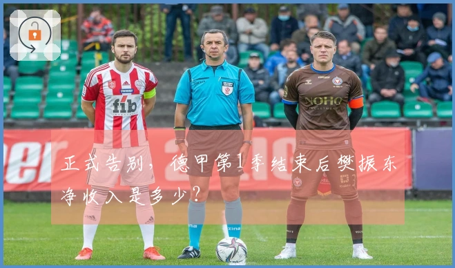 正式告别，德甲第1季结束后樊振东净收入是多少？